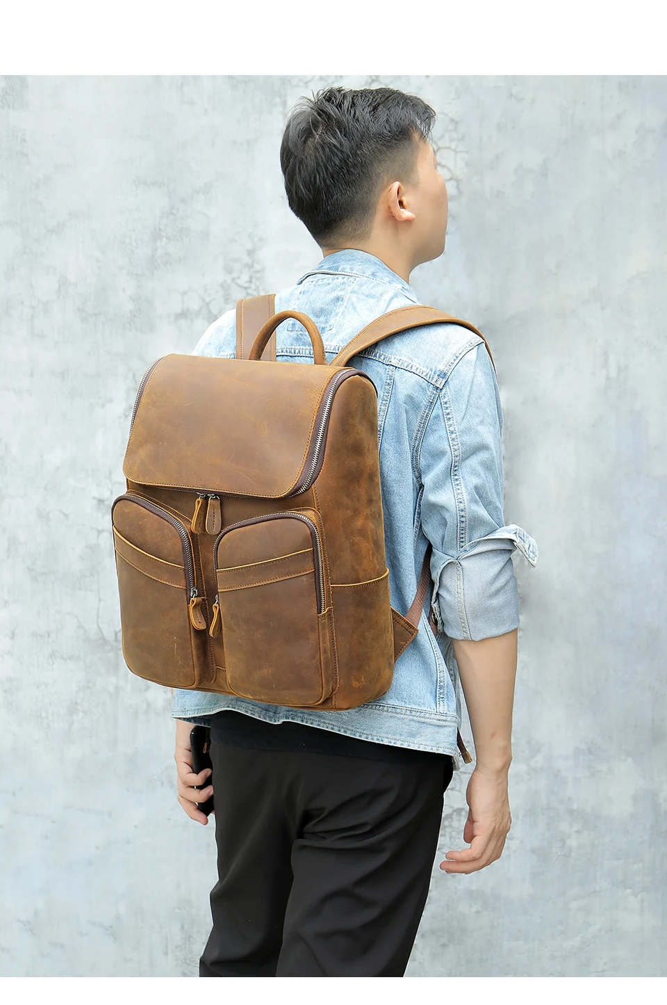 Title 7, Vintage leather handbag – a stylish and durable...