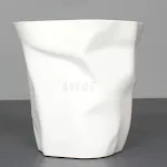 White medium trash can