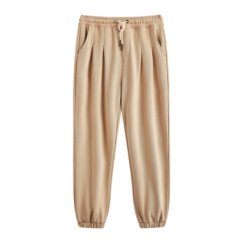 Title 4, Heavy Ankle-tied Pure Cotton Khaki Mens Drapin...