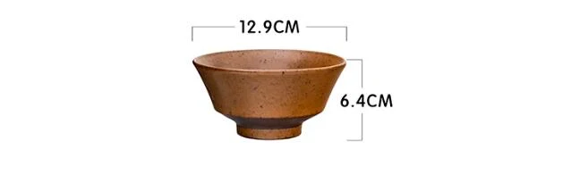 Title 1, Ciotola piccola per zuppa in ceramica grezza an...