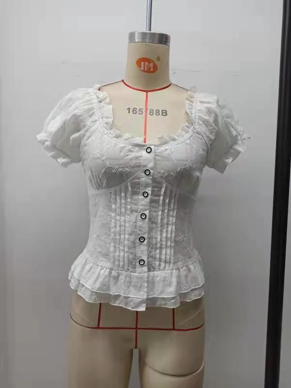 Title 3, Embroidered Chest Pleated Drawstring Discount L...