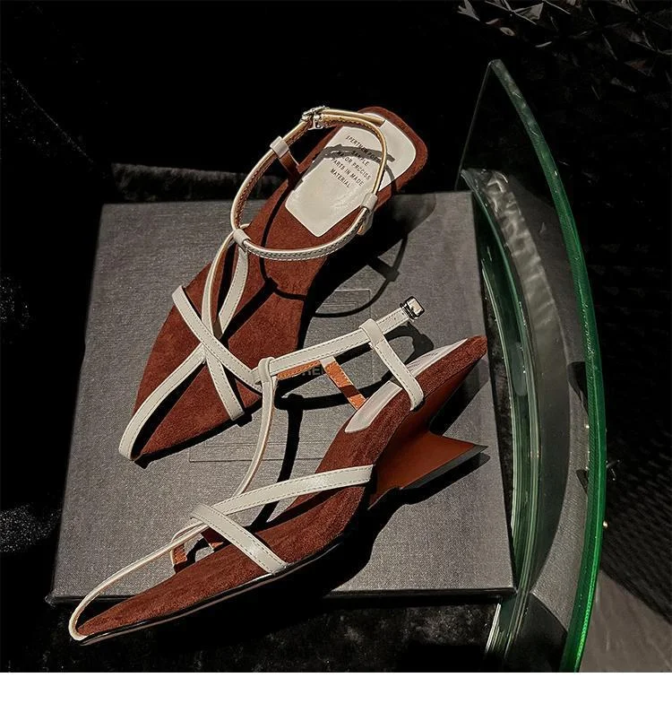 Title 8, Gold Wedge Womens Summer High Heels with Thin ...