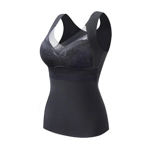 Title 8, Double-Sided Sanded Bra with Chest Pads for Sli...