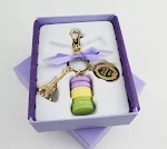 Macaron hanger sleutelhanger voor dames, tas gesp sleutelhanger – stijlvol accessoire, perfect cadeau-idee. — foto 6