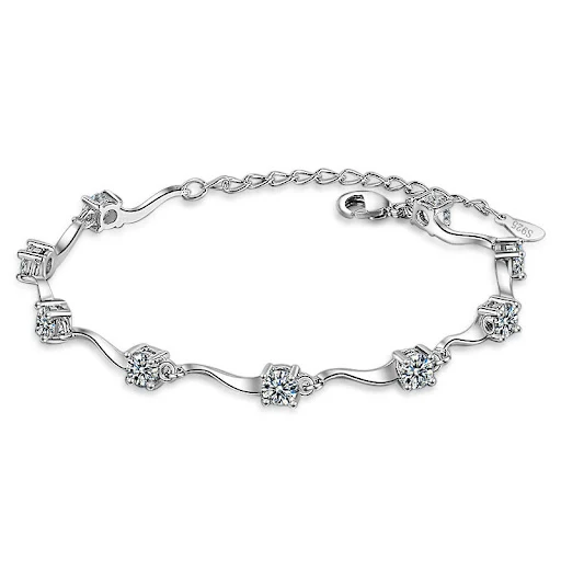 Title 6, Pulseira de zircão de diamante de onda