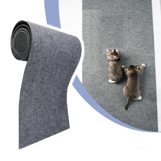 Cat Crawling Mat Protection Sofa Anti Cat Scratch Trimmable Self-adhesive Carpet cat scratching post Cats Scratch Board — photo 1