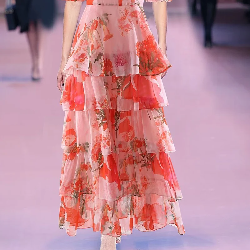 Falda para pastel multicapa de moda para niña — foto 2