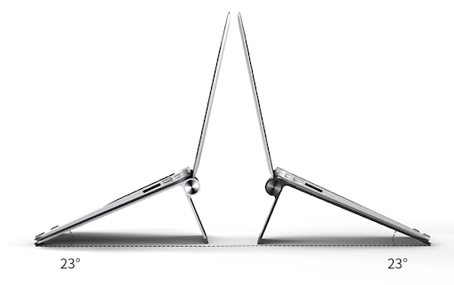Title 6, Suporte para notebook em liga de alumínio dobrá...