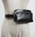 Black with belt