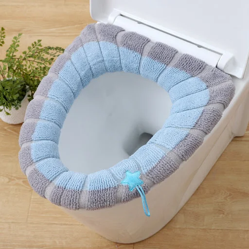Title 3, Thickened Handle Toilet Seat Cover Cushion for ...