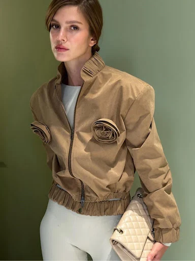 Title 6, Womens Fashion Three-dimensional Flower Zipped...