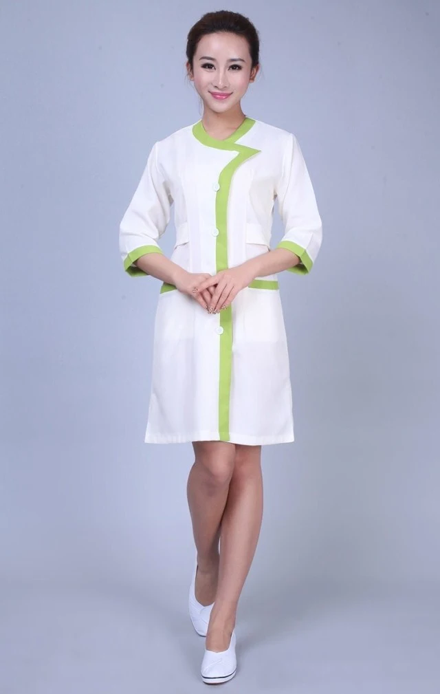 Abbigliamento da lavoro estivo professionale in cotone Comfort e freschezza per l'ufficio. Tessuto traspirante, perfetto per il caldo. — foto 6