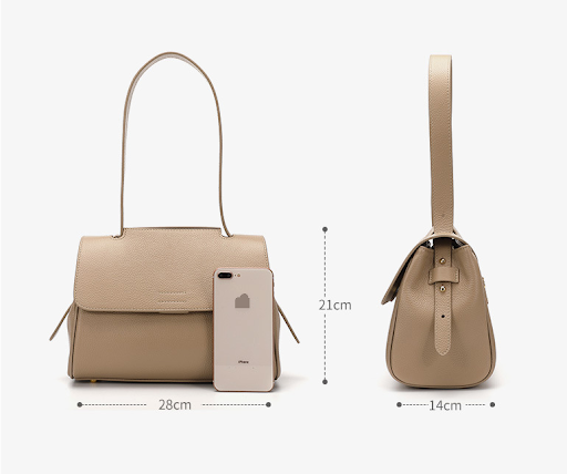 Title 1, Hoogwaardige crossbody tas van zacht leer in We...