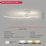 White Curved 100CM