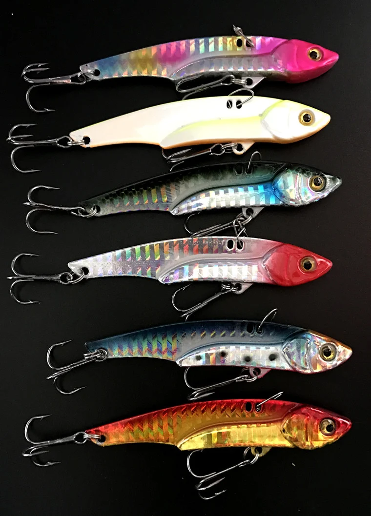 Title 7, Iscas de pesca de metal com placa de ferro, anz...