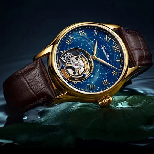 Title 4, Relógio Mecânico Star Tourbillon