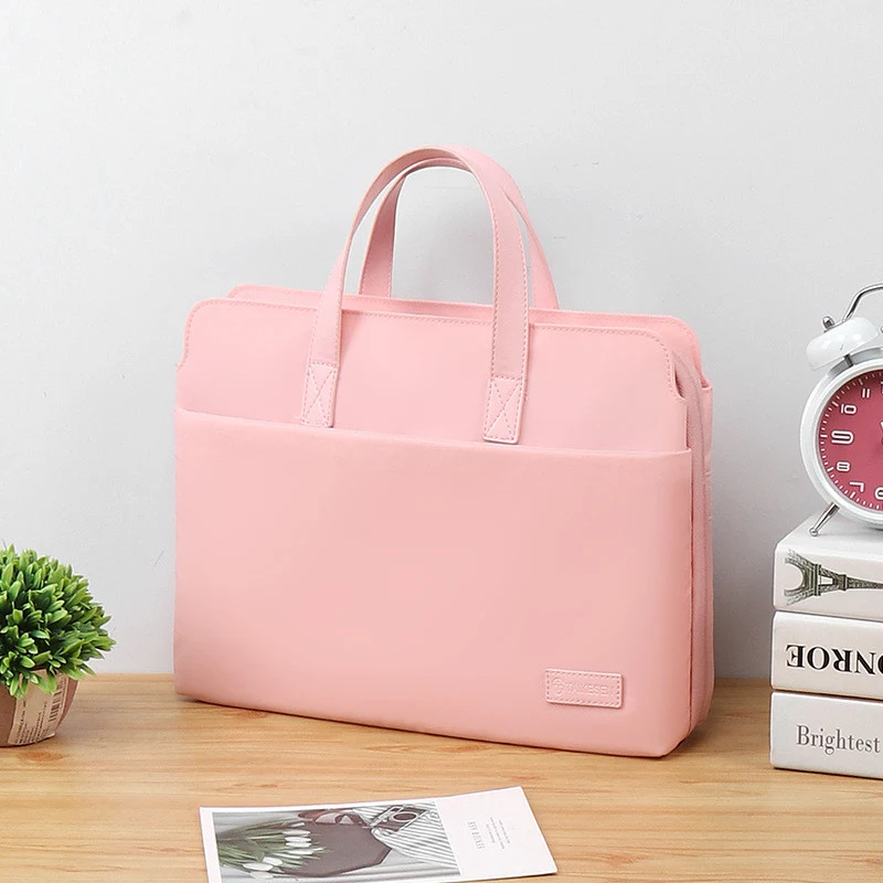 Bolsa para Notebook Simples de Cor Pura Leve e Elegante, Ideal para Proteger e Transportar seu Laptop com Segurança. — foto 1