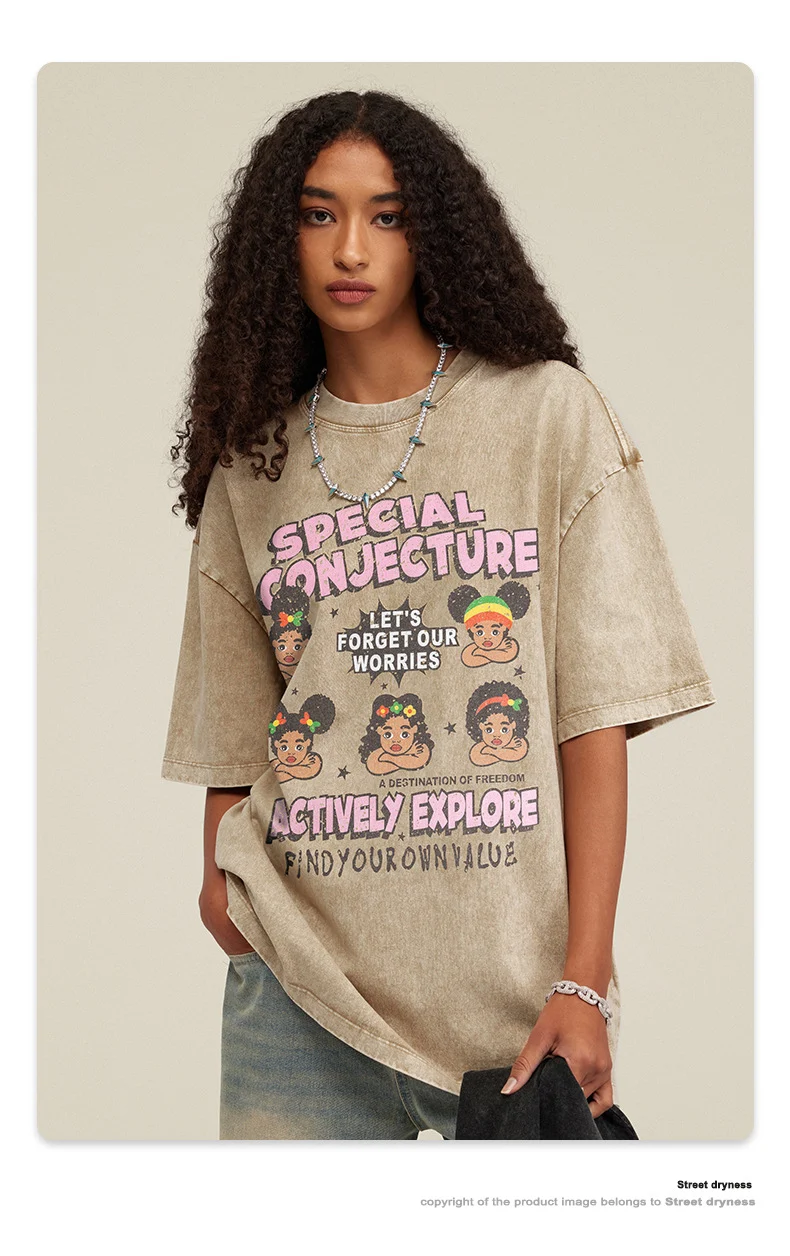 Title 24, Camiseta infantil de algodão com estampa de des...