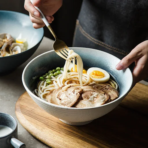 Title 7, Tigela de cerâmica para ramen criativo, prato g...