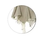 Dopamine Zomer rok met onregelmatige zoom, dubbele laag chiffon en plooien. Een luchtige en vrolijke look voor de zomer. — foto 7