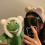 Pluche berenoren gezichtsmasker voor dames, cartoon haarband, haaraccessoire, ideaal voor het wassen van het gezicht, perfect voor gebroken haar — foto 4