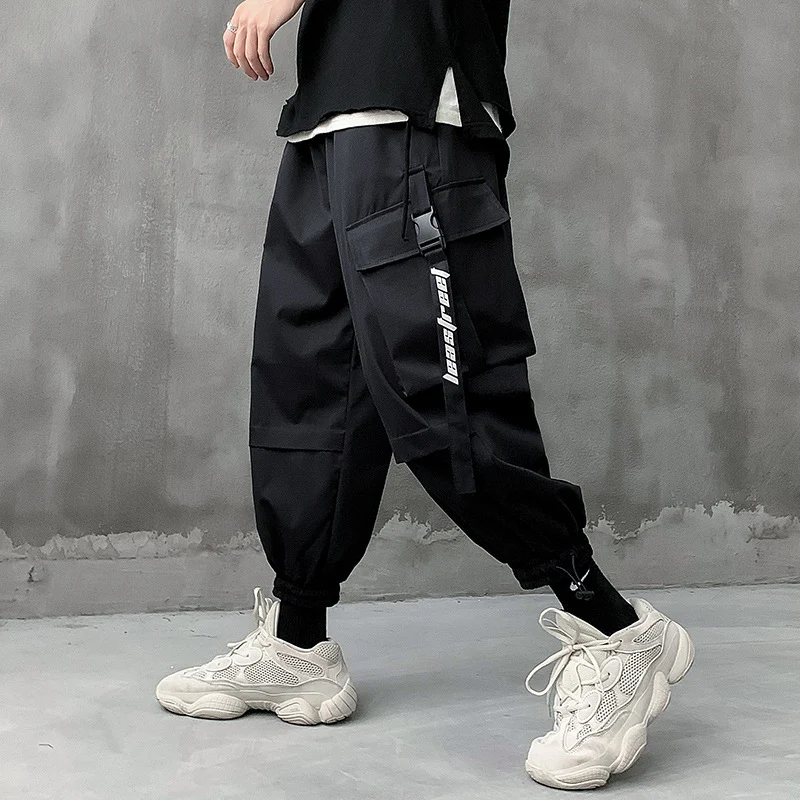 Title 6, Mens Loose Japanese Casual Pants Overalls. Rel...