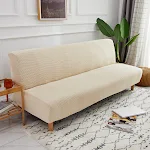 Capa de sofá-cama dobrável universal, tudo incluído, para quatro estações, espessa, simples e preguiçosa, sem braços — foto 9
