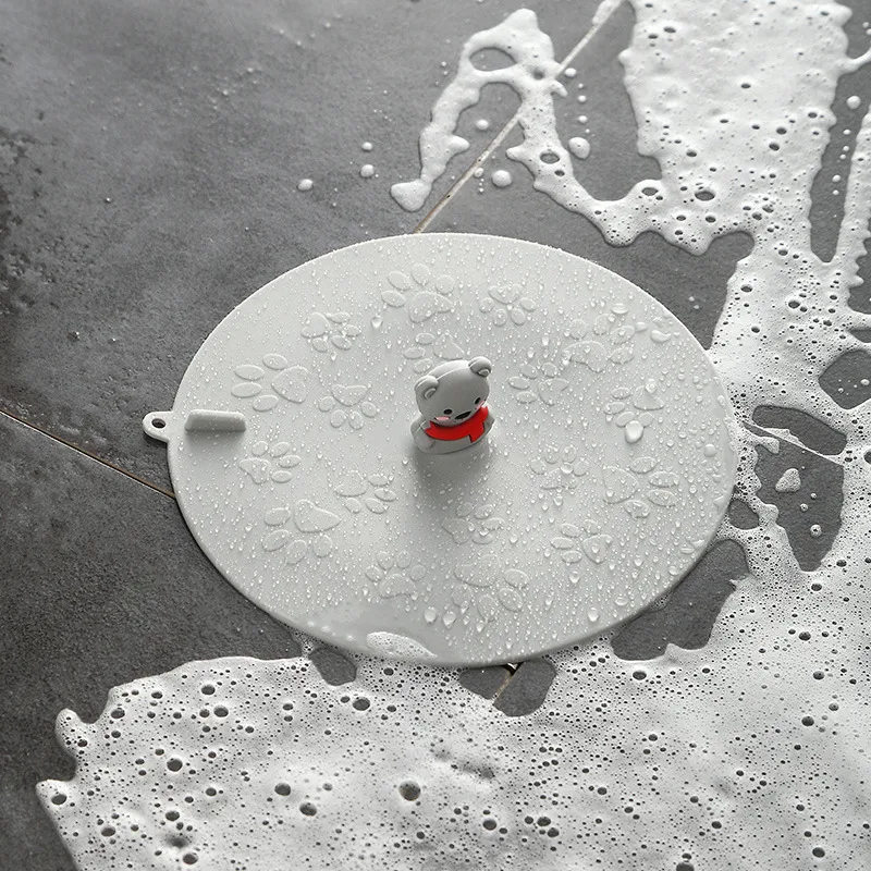 Kitchen Silicone Floor Drain Cover Toilet Anti-odor Artifact Pad. Effectively eliminates bad smells, easy to install and — photo 11