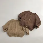 Row Sunken gestreepte gebreide cardigan jas voor dames, stijlvol en comfortabel. Perfect voor een casual en warme look. Ideaal voor elke gelegenheid. — foto 1