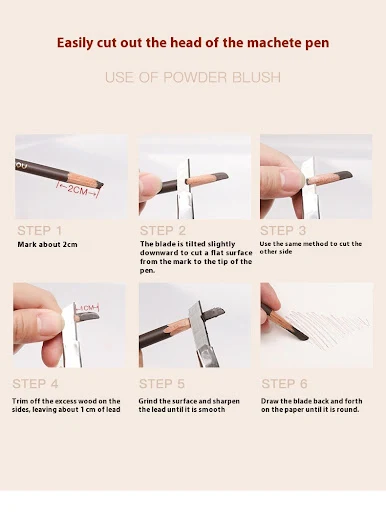 Title 28, Natural Shaping Machete Double Headed Eyebrow P...