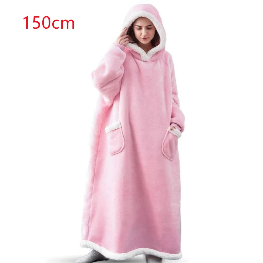 Winter TV Hoodie Blanket Winter Warm Home Clothes Women Men Oversized Pullover With Pockets for ultimate comfort — photo 11