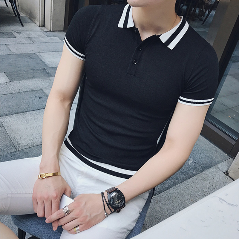 Title 5, Casual thin polo shirts for men, perfect for wa...