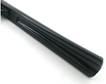 Set de maquillaje plegable negro con cepillo, peine bifurcado y airbag para cuidado. Perfecto para retoques y viajes. — foto 3