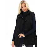 Women's Mid-Length Down Cotton Vest with Station Collar, Warm and Comfortable Winter Wear, Stylish and Practical for Eve — photo 1