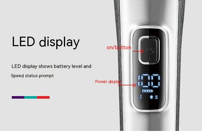 New Rechargeable Floating Shaver with Washed LCD Digital Display, providing a smooth, comfortable, and efficient shave — photo 1