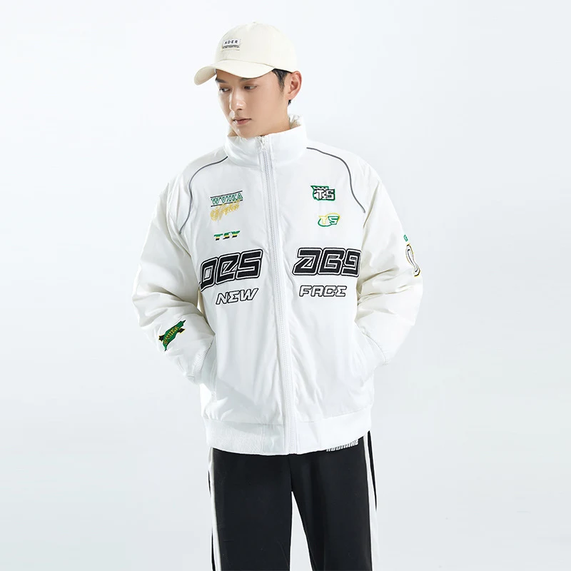 Hooded Bread Coat Leisure Warm White Duck Down Coat Tide – Experience ultimate comfort and style during the cold seasons — photo 5