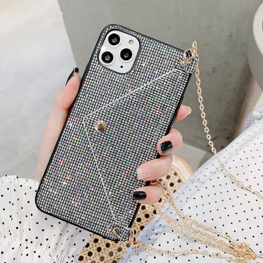 Title 3, Creative Flash Diamond Messenger Rope bag. Carr...