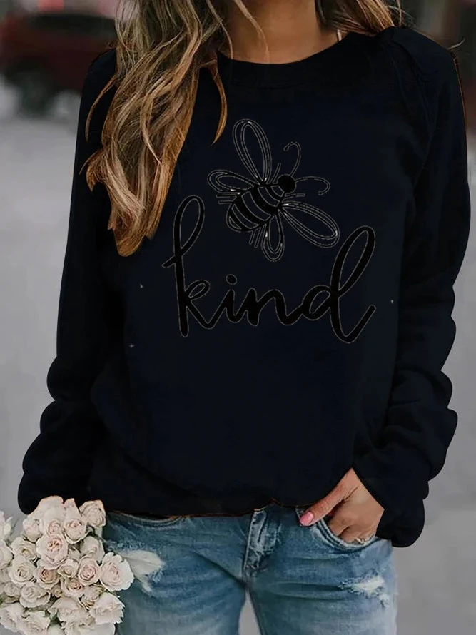 Animal Sunflower Print Hoodless Sweatshirt — photo 3