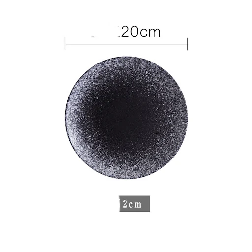 Title 3, Black Restaurant Individual Color Glazed Bone D...
