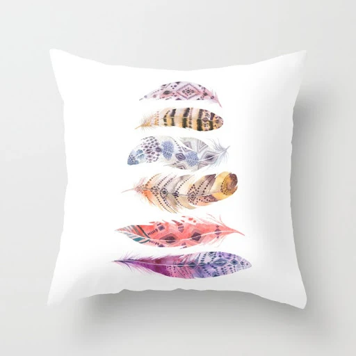 Title 4, Peacock Feather Peach Skin Pillowcase, offering...