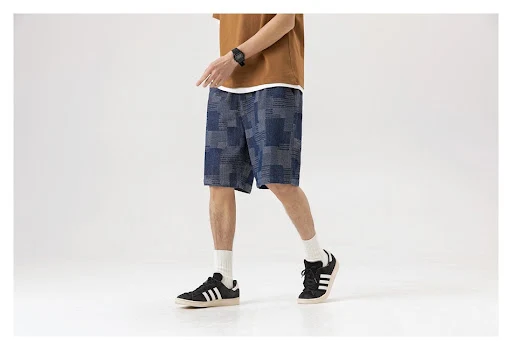 Title 4, Summer Japanese Retro Workwear Shorts for Men. ...