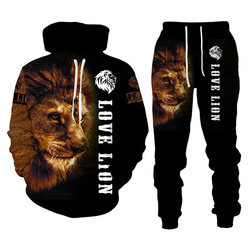 Camiseta masculina grande com estampa 3D de leão e tigre, confortável e respirável, perfeita para um visual moderno e estiloso — foto 8