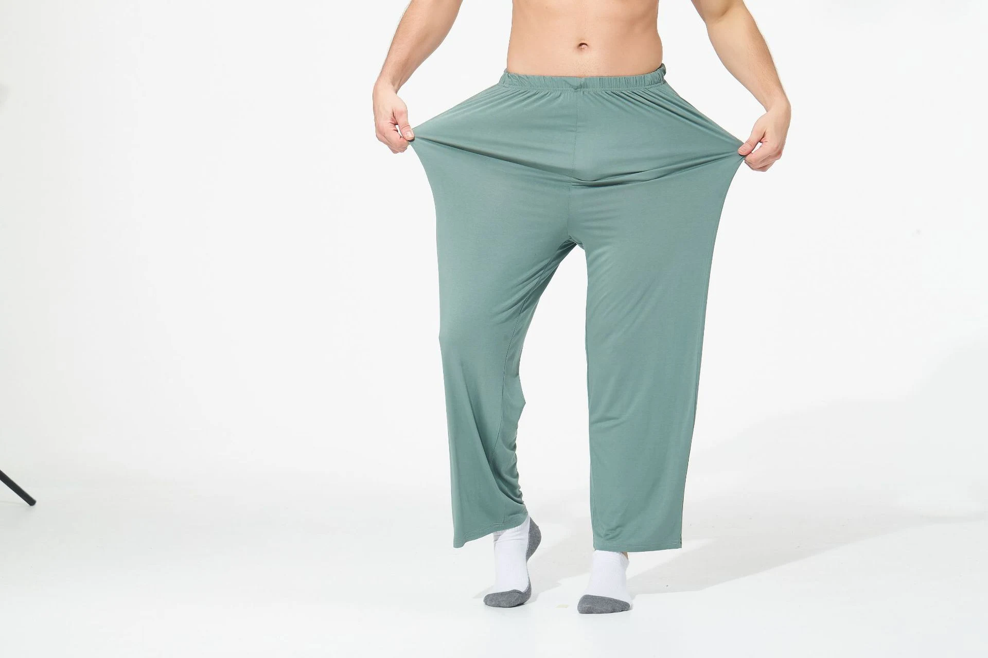 Title 24, Calças de pijama largas masculinas finas plus s...