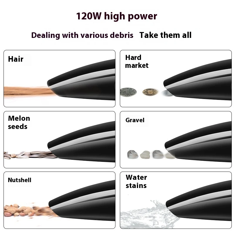 Car Wet And Dry Strong Suction Vacuum Cleaner. Effectively cleans liquids and solids. Powerful suction for a spotless ca — photo 15