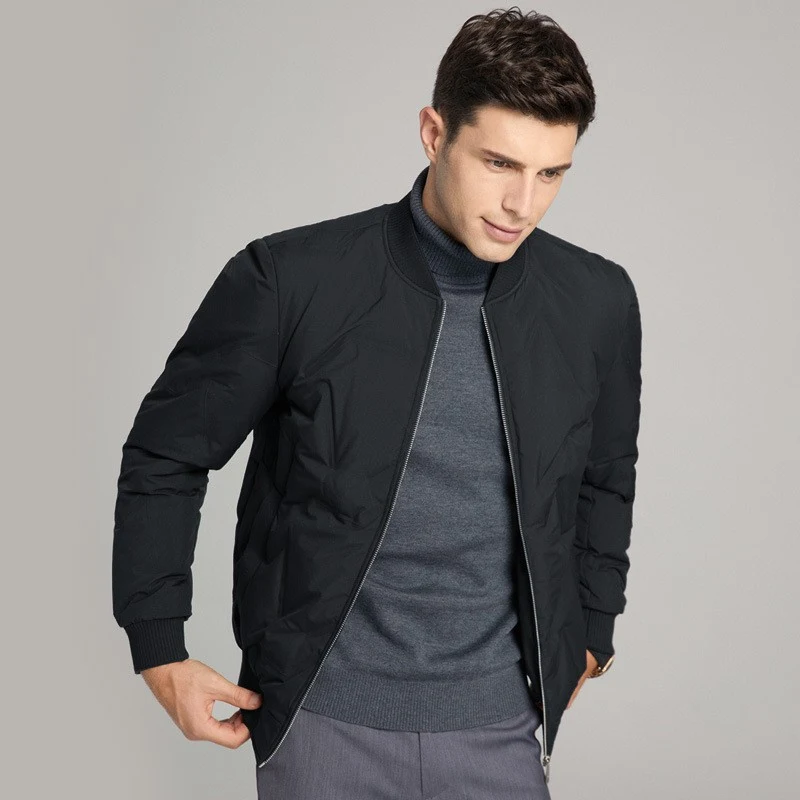 Title 5, Mens Winter Coat Thickened Warm White Duck Dow...