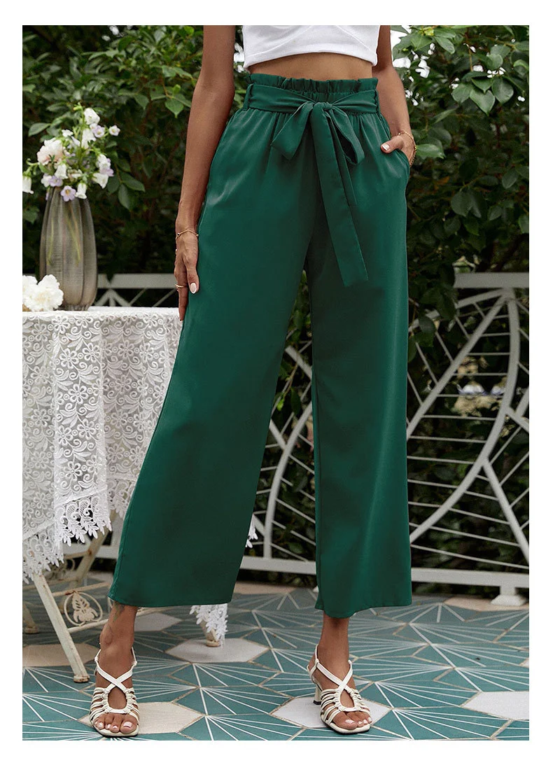 Title 25, Nove Ženske Pantalone Visokog Struka Modne Leže...