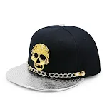 Silver PU Leather Brim