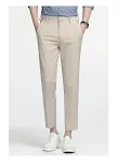 Men's Korean Slim Fit Cropped Trousers Stylish & Comfortable Perfect Fit Modern Design Versatile Wear Lightweight Breath — photo 5