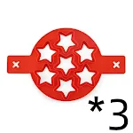 3pcs Red