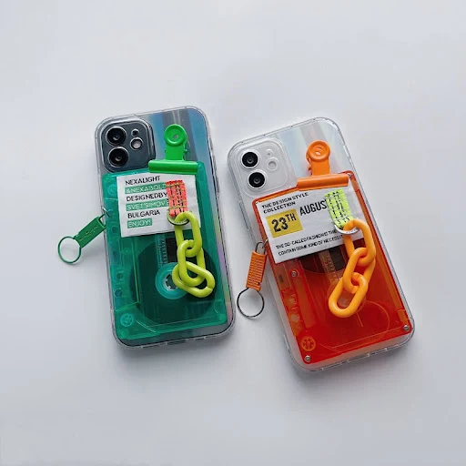 Title 6, Capa de telefone para casais com fita original,...